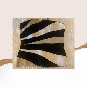 White House Black Market Strapless Top